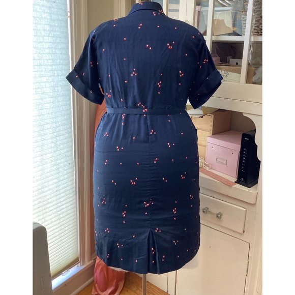 Vintage 1950s Dress - Blue Rayon - Picture 4 of 4